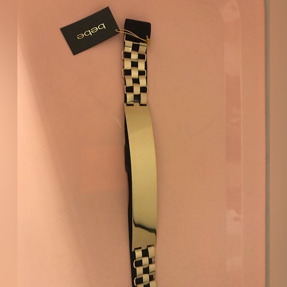 Bebe gold elastic belt - Picture 3 of 5